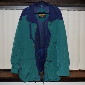 Vintage Long Windbreaker Coat